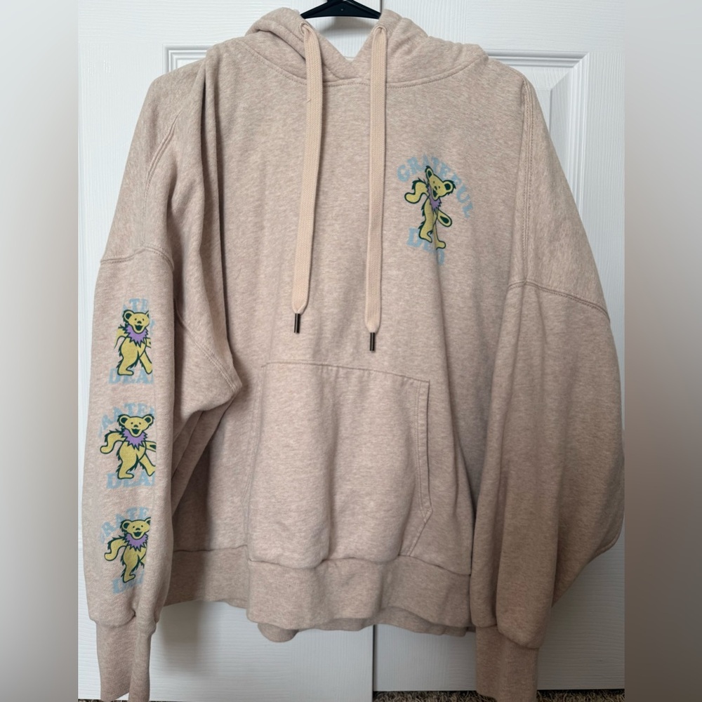 American Eagle AE Grateful Dead Graphic Oversized Pullover Hoodie Size Small